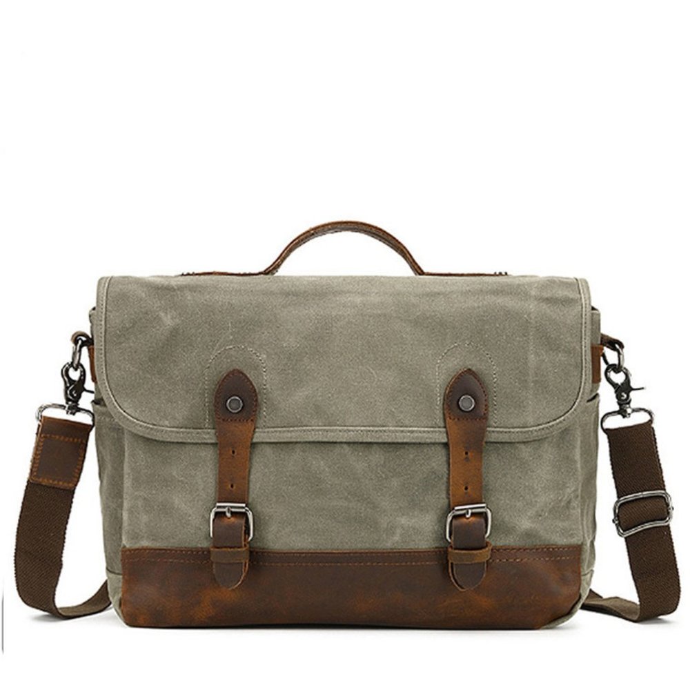 Waxed Canvas Vintage Messenger bag